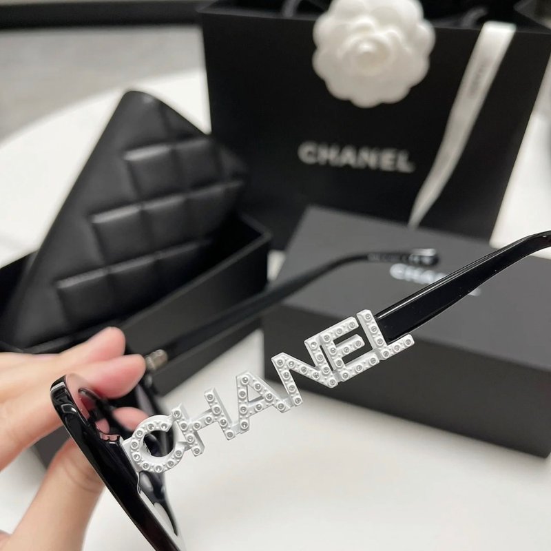 【現貨】麗睛眼鏡【Chanel 香奈兒】可刷卡分期 CH5422 太陽眼鏡 單身即地獄宋智雅同款 香奈兒熱賣款 小香眼鏡-4