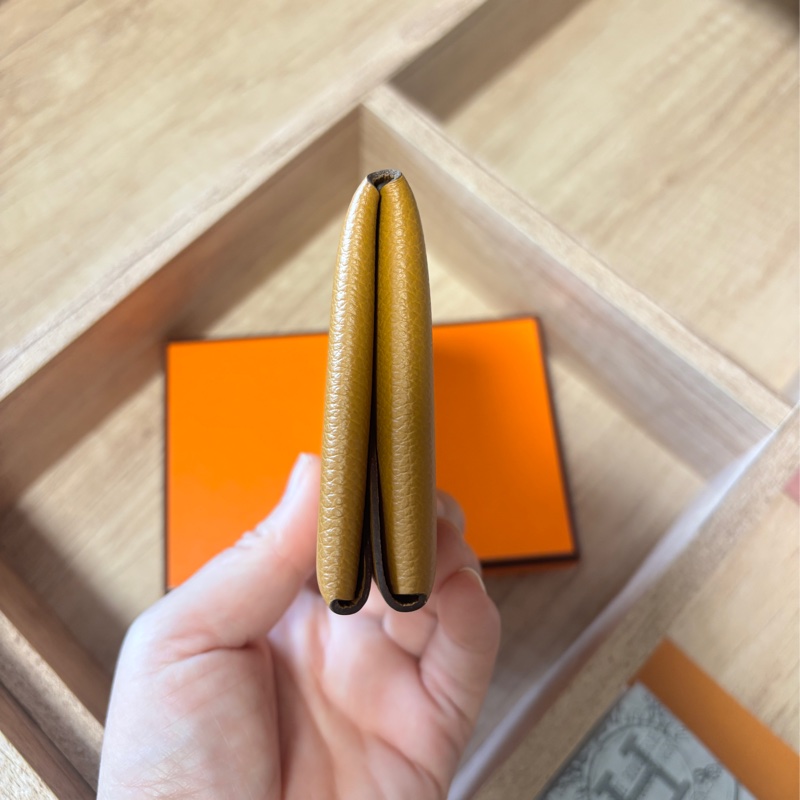 （全配）愛馬仕 Hermes Calvi Duo 錢包 卡夾（台灣購證）-3