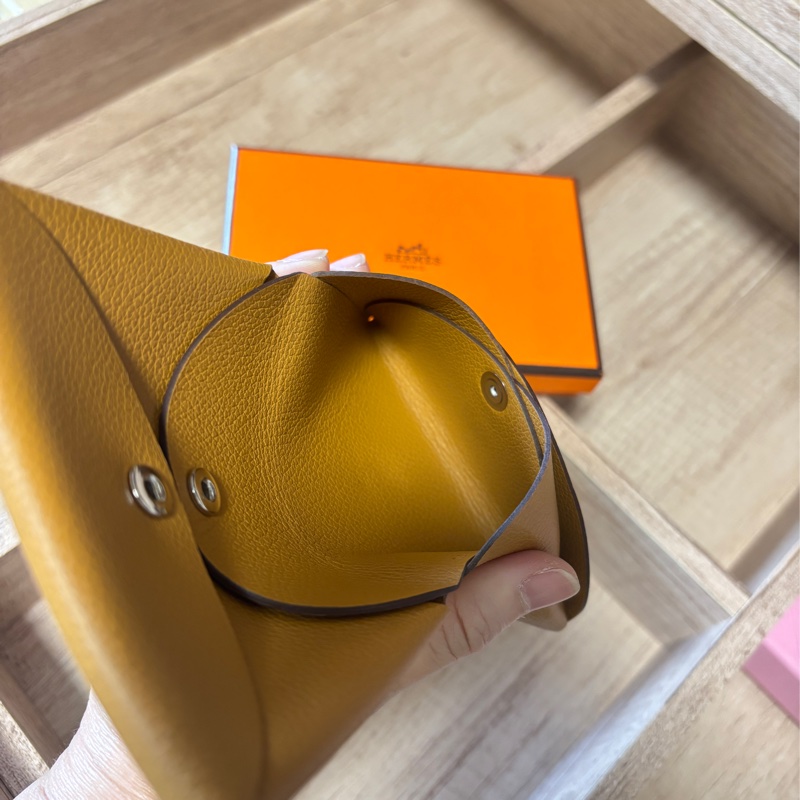 （全配）愛馬仕 Hermes Calvi Duo 錢包 卡夾（台灣購證）-4