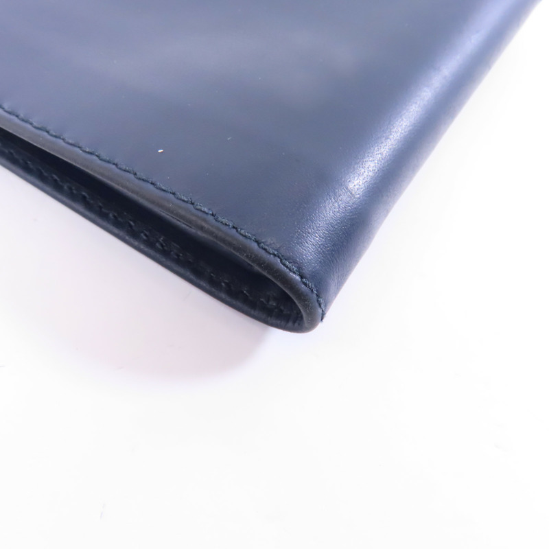 Salvatore Ferragamo 【激減優惠】牛皮皮革Wallet錢包藍色-13