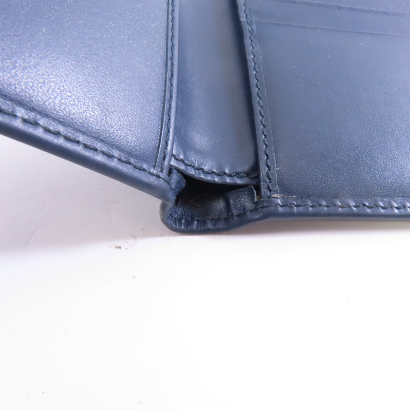 Salvatore Ferragamo 【激減優惠】牛皮皮革Wallet錢包藍色-14