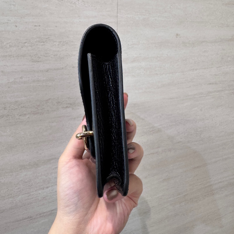 Hermes Roulis Slim 89黑山羊皮金釦豬鼻子錢包 腰包 可自行➕背帶 多種背法-2