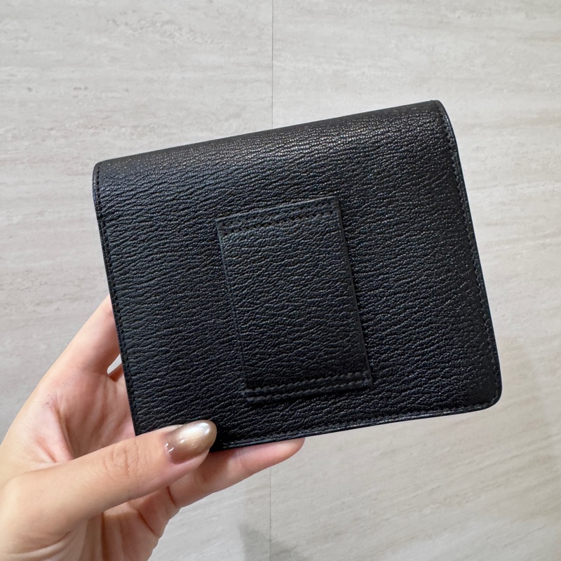 Hermes Roulis Slim 89黑山羊皮金釦豬鼻子錢包 腰包 可自行➕背帶 多種背法-5