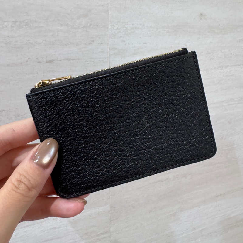 Hermes Roulis Slim 89黑山羊皮金釦豬鼻子錢包 腰包 可自行➕背帶 多種背法-9