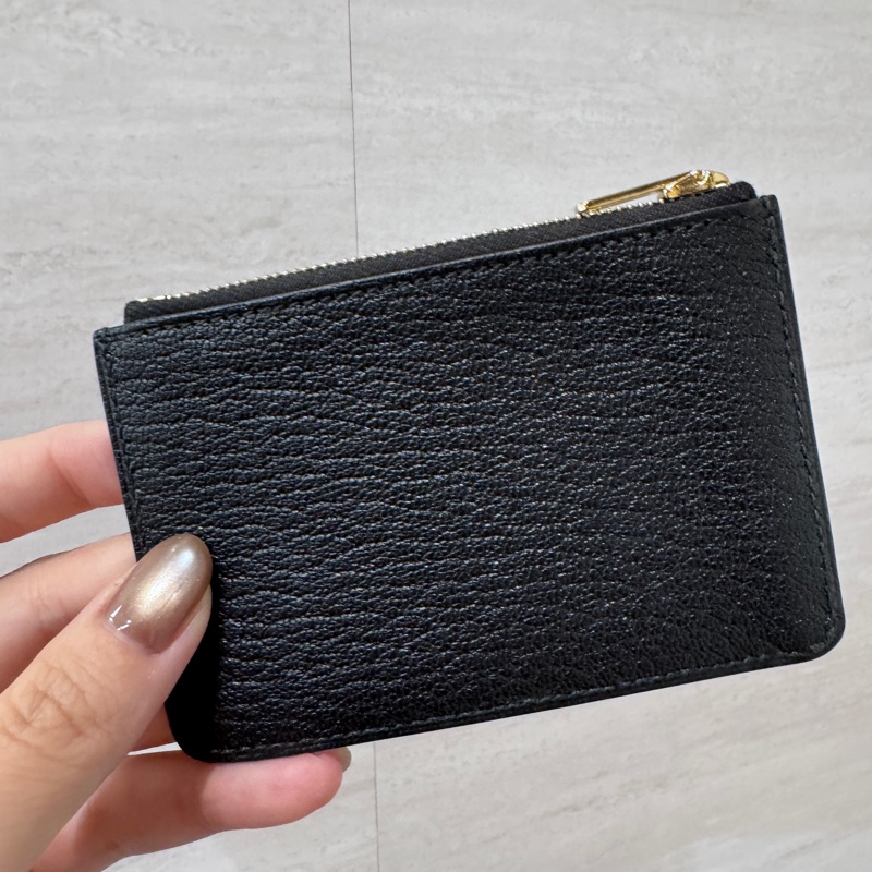 Hermes Roulis Slim 89黑山羊皮金釦豬鼻子錢包 腰包 可自行➕背帶 多種背法-10