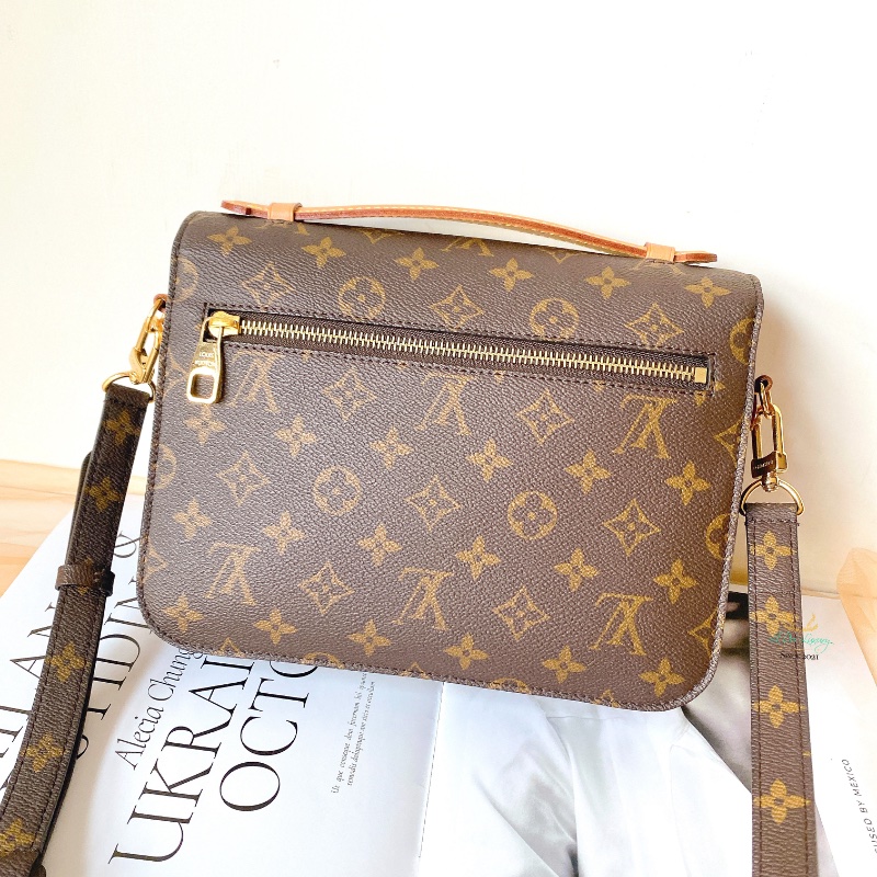 LV M44875 Pochette Métis 經典字紋 老花 兩用 手提 郵差包 信封包 兩用包-2