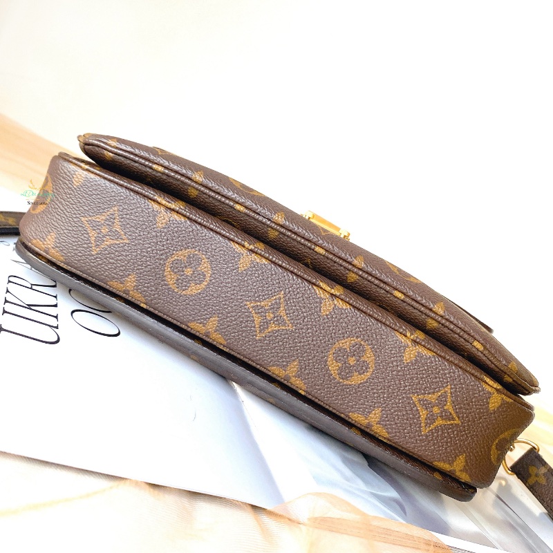 LV M44875 Pochette Métis 經典字紋 老花 兩用 手提 郵差包 信封包 兩用包-5
