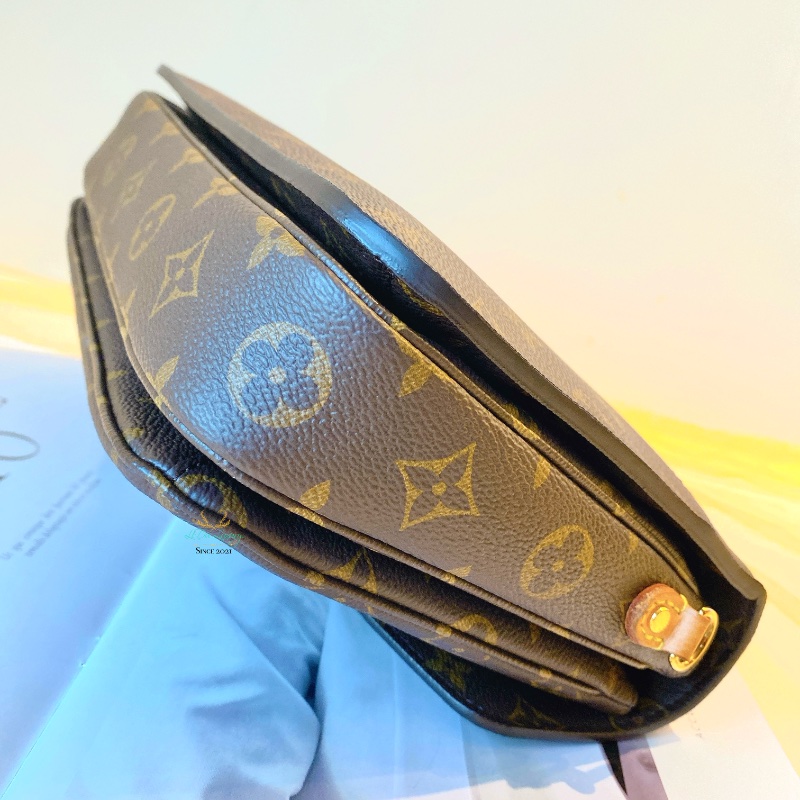 LV M44875 Pochette Métis 經典字紋 老花 兩用 手提 郵差包 信封包 兩用包-9