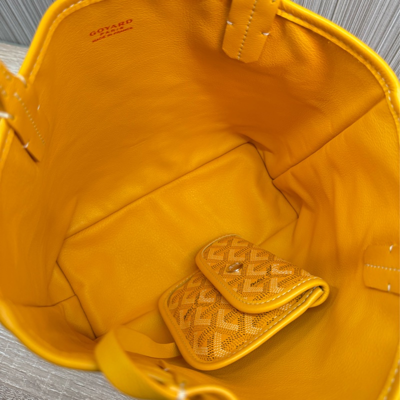 Goyard Anjou mini tote戈雅黃色迷你手提購物袋托特包-19