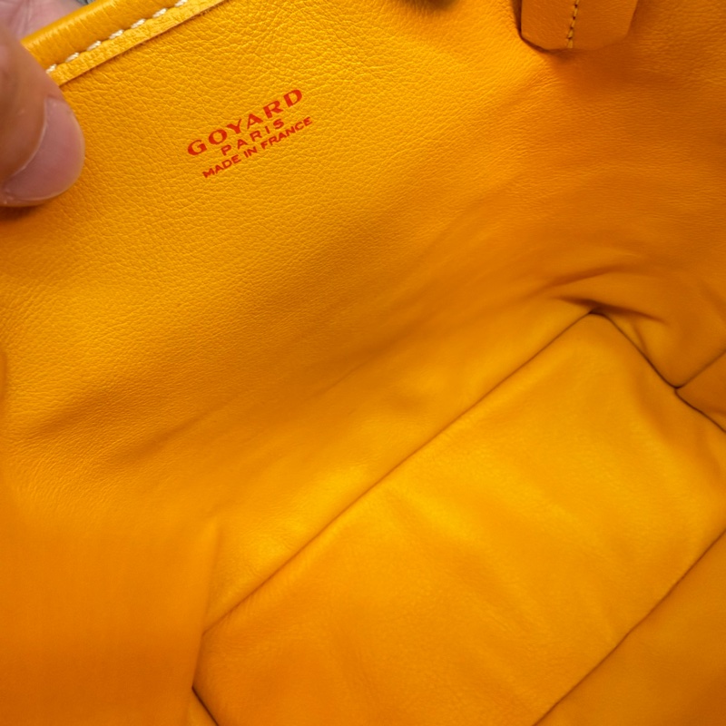 Goyard Anjou mini tote戈雅黃色迷你手提購物袋托特包-21