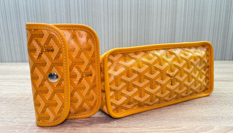 Goyard Anjou mini tote戈雅黃色迷你手提購物袋托特包-4