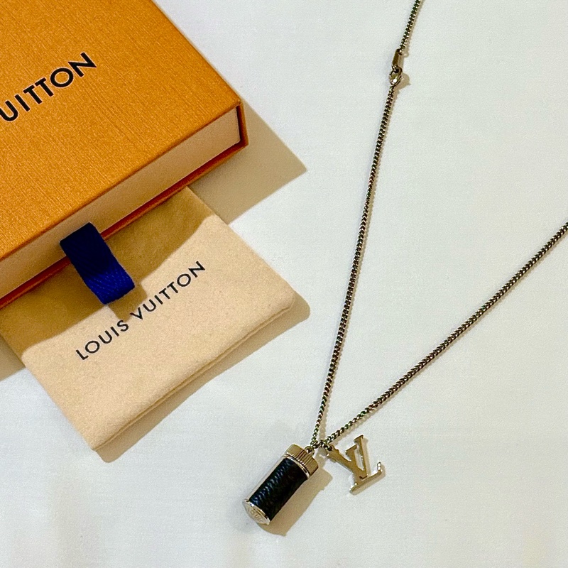 Louis Vuitton 香水瓶 Monogram Eclipse 吊飾項鏈-1