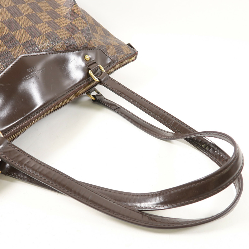 LOUIS VUITTON 【激減優惠】Damier Westminster PM金扣手挽袋啡色-7
