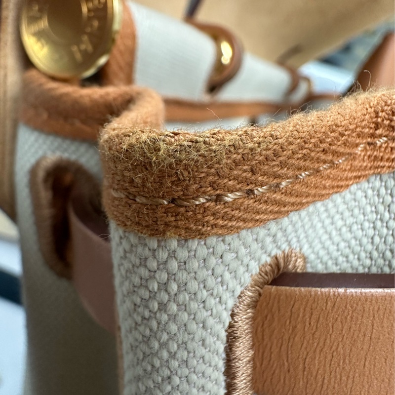 HERMES HERBAG 31 u stamp 米白色 金扣 手提包 斜肩包-14