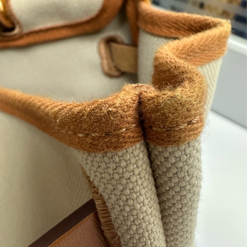 HERMES HERBAG 31 u stamp 米白色 金扣 手提包 斜肩包-15