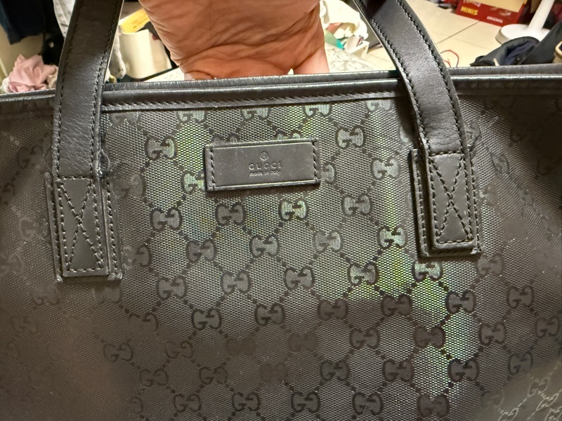 GUCCI PVC防水 托特包/肩背包/手提包 大款-4