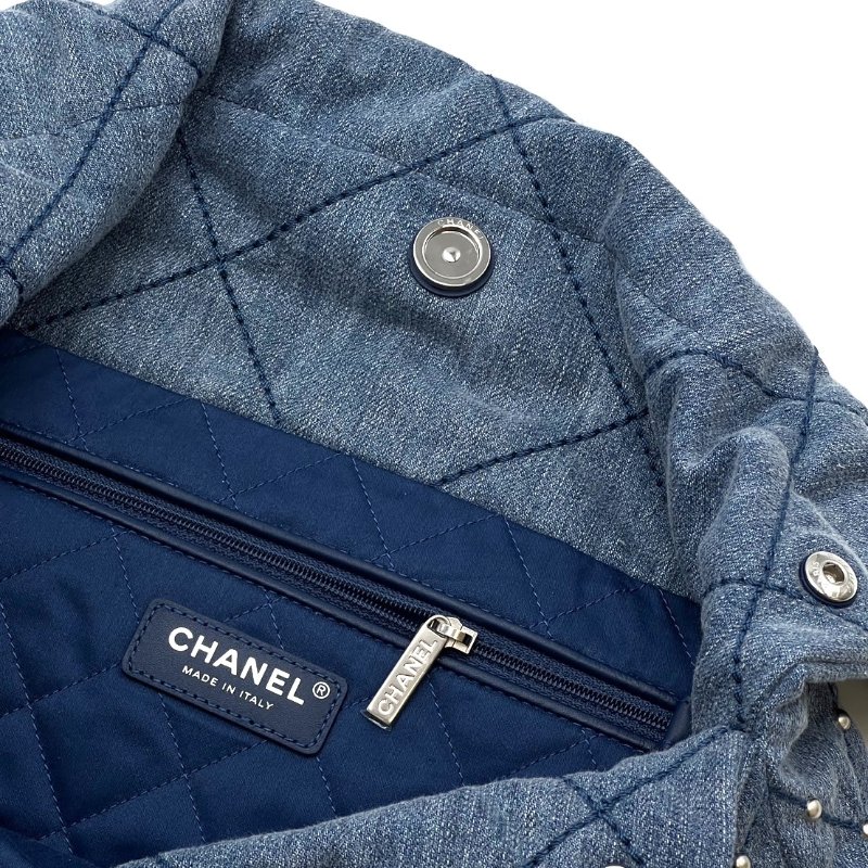 CHANEL 22 Bag - 小號牛仔鉚釘-1