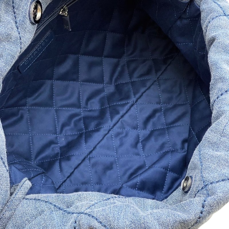 CHANEL 22 Bag - 小號牛仔鉚釘-2