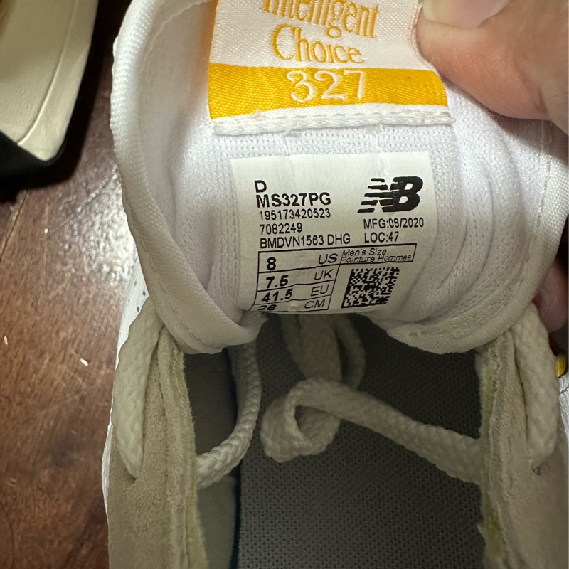 New Balance 327 Primary pack 黃色 US8-4