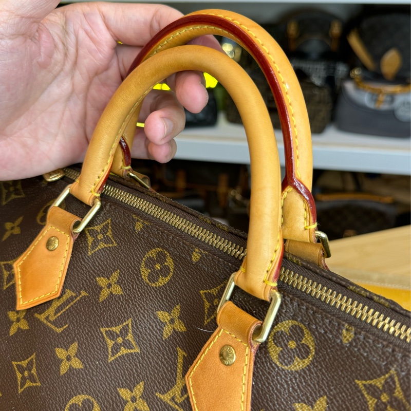 Louis Vuitton老花 speedy 30cm背帶款🔥超夯款-3