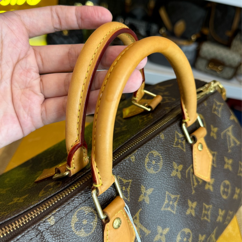 Louis Vuitton老花 speedy 30cm背帶款🔥超夯款-5