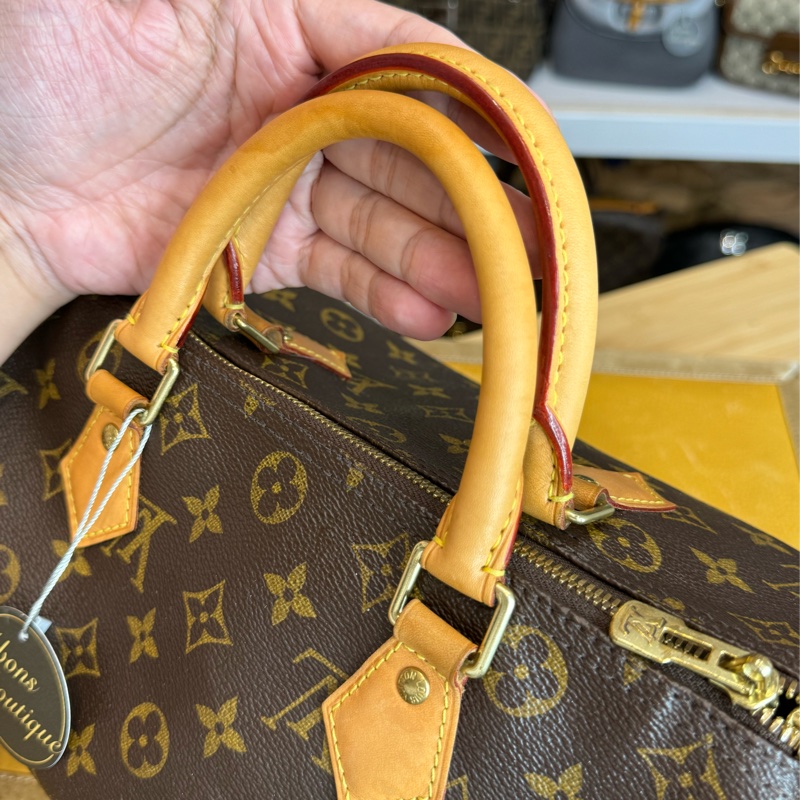 Louis Vuitton老花 speedy 30cm背帶款🔥超夯款-6