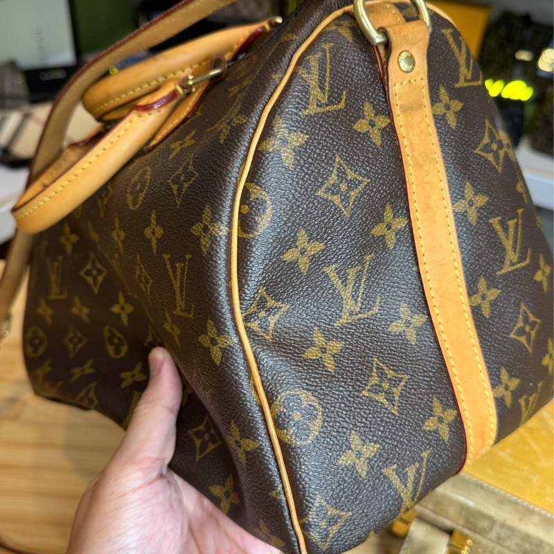 Louis Vuitton老花 speedy 30cm背帶款🔥超夯款-8