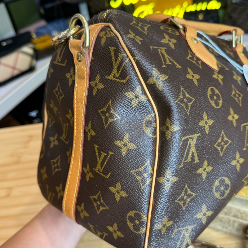 Louis Vuitton老花 speedy 30cm背帶款🔥超夯款-9