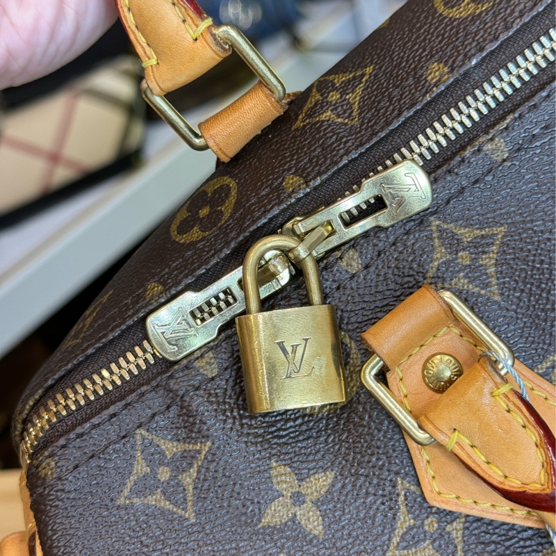 Louis Vuitton老花 speedy 30cm背帶款🔥超夯款-16