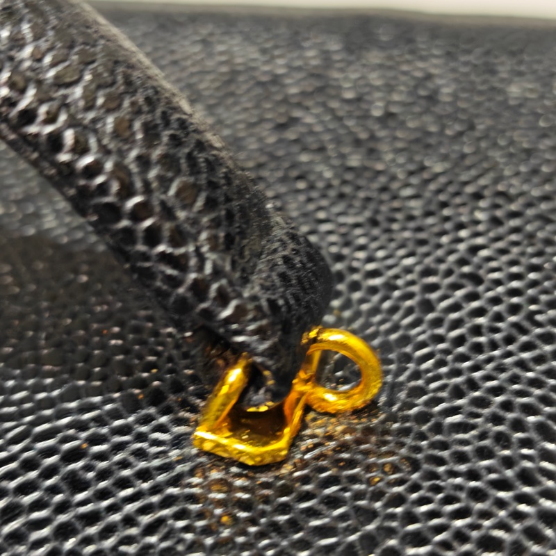 Chanel Vintage 女神荔枝牛皮化妝箱 標卡齊-18