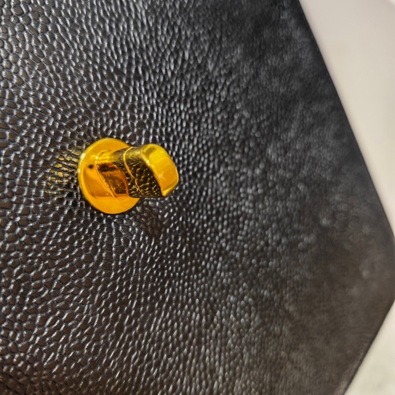 Chanel Vintage 女神荔枝牛皮化妝箱 標卡齊-35