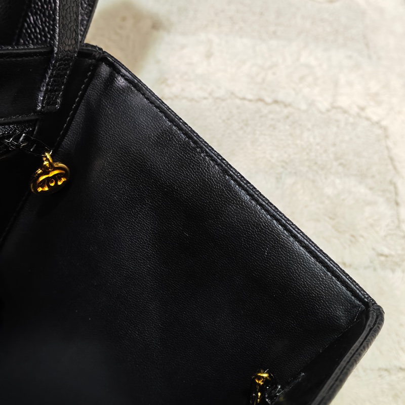 Chanel Vintage 女神荔枝牛皮化妝箱 標卡齊-42