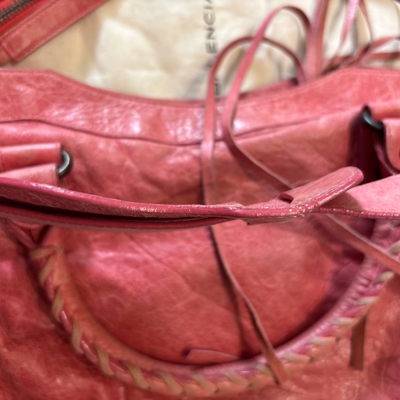 巴黎世家乾燥玫瑰粉包包-38