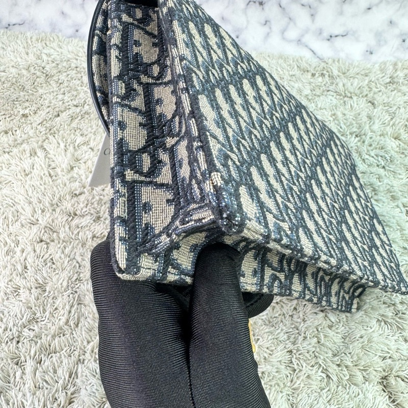 Dior迪奧 經典Saddle系列Oblique提花帆布WOC（大款）-19