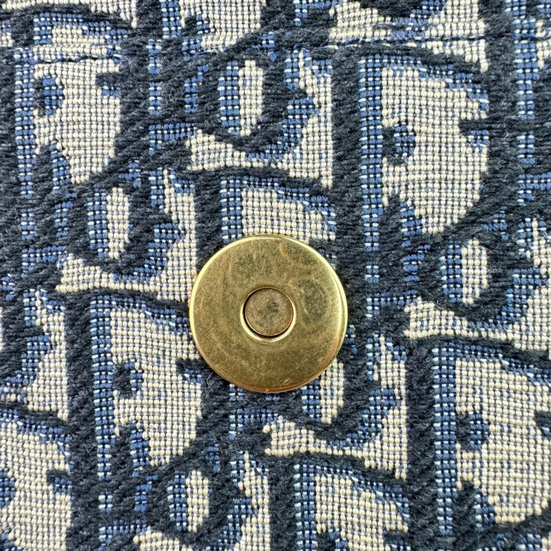 Dior迪奧 經典Saddle系列Oblique提花帆布WOC（大款）-25