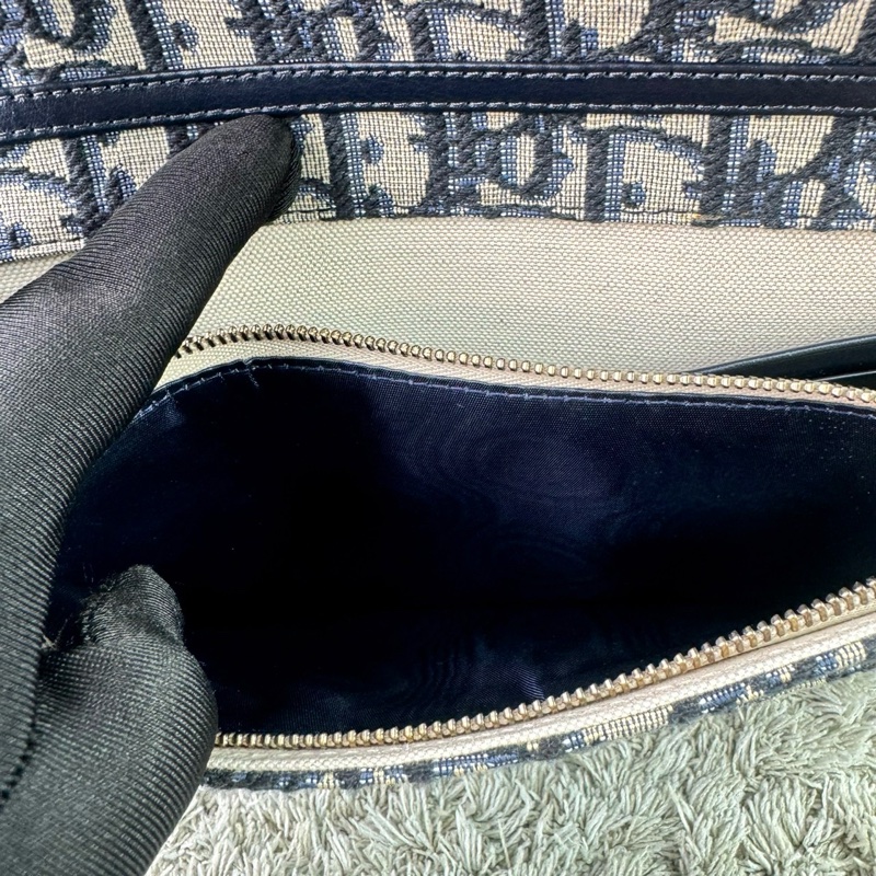 Dior迪奧 經典Saddle系列Oblique提花帆布WOC（大款）-28