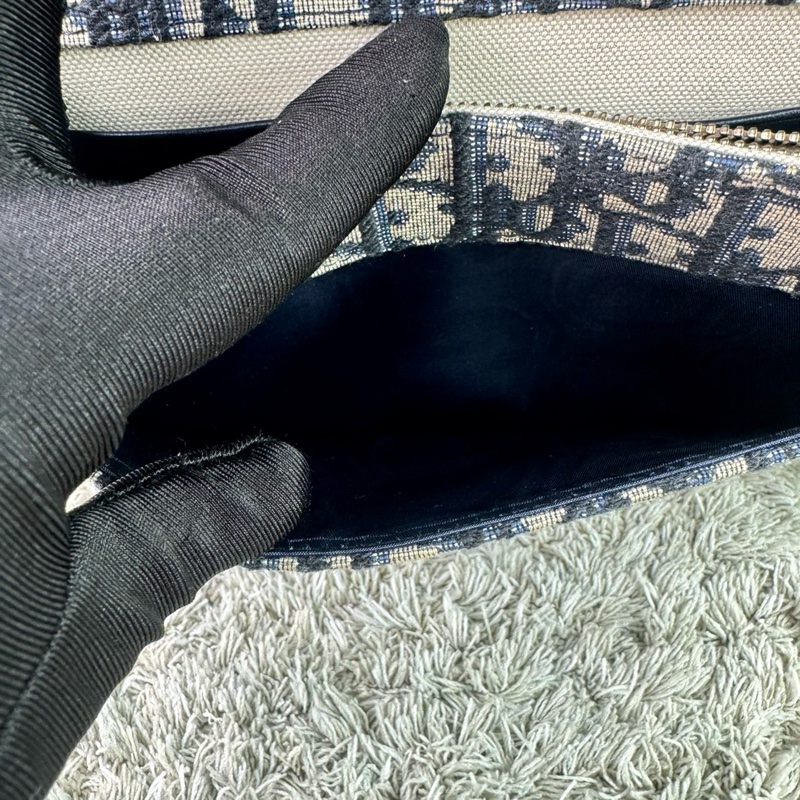 Dior迪奧 經典Saddle系列Oblique提花帆布WOC（大款）-30