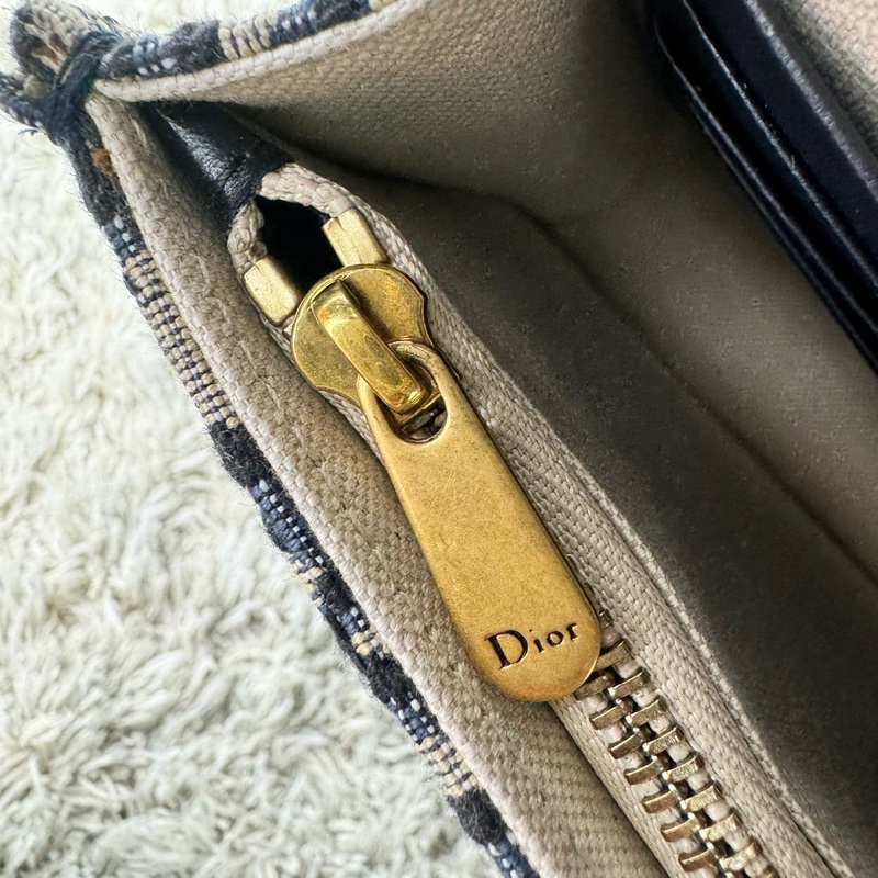 Dior迪奧 經典Saddle系列Oblique提花帆布WOC（大款）-31