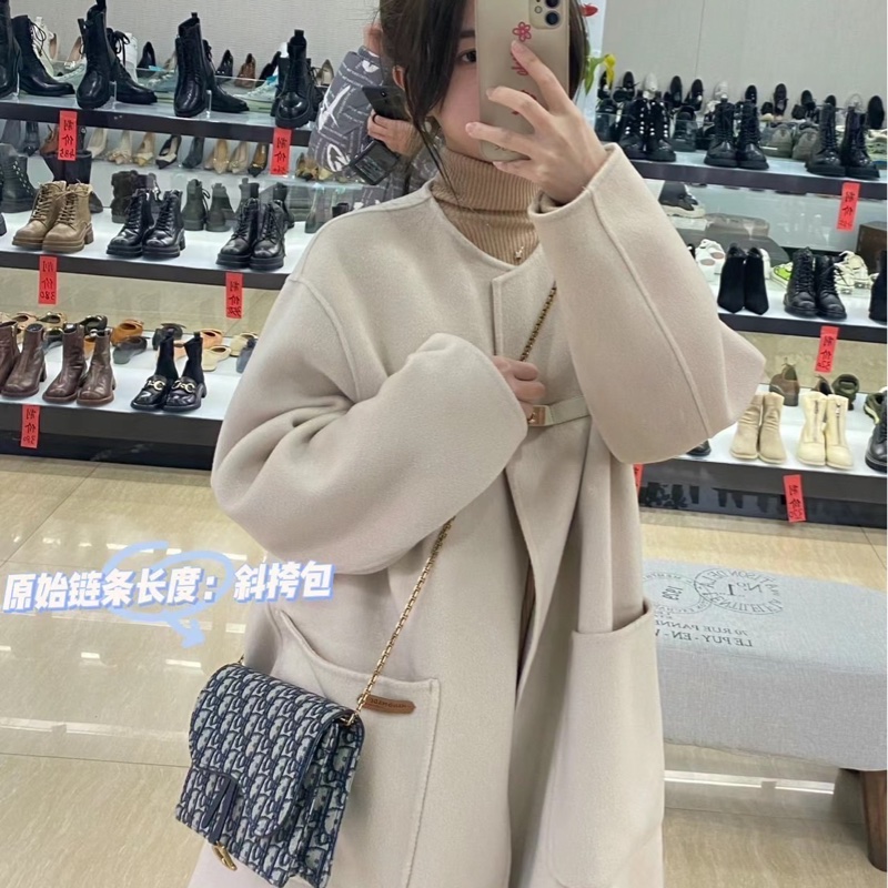 Dior迪奧 經典Saddle系列Oblique提花帆布WOC（大款）-35