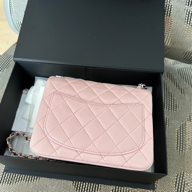 Chanel 櫻花粉方胖子-18