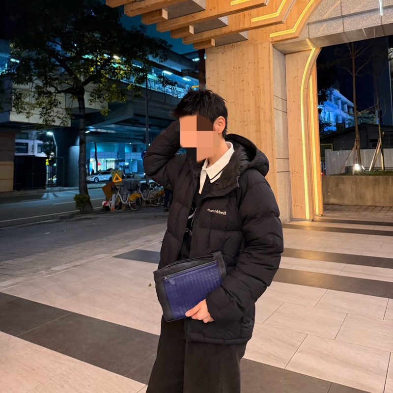 Bottega Veneta BV classic 黑 紫 編織 手拿包 皮夾 長夾 文件袋 公文包-8