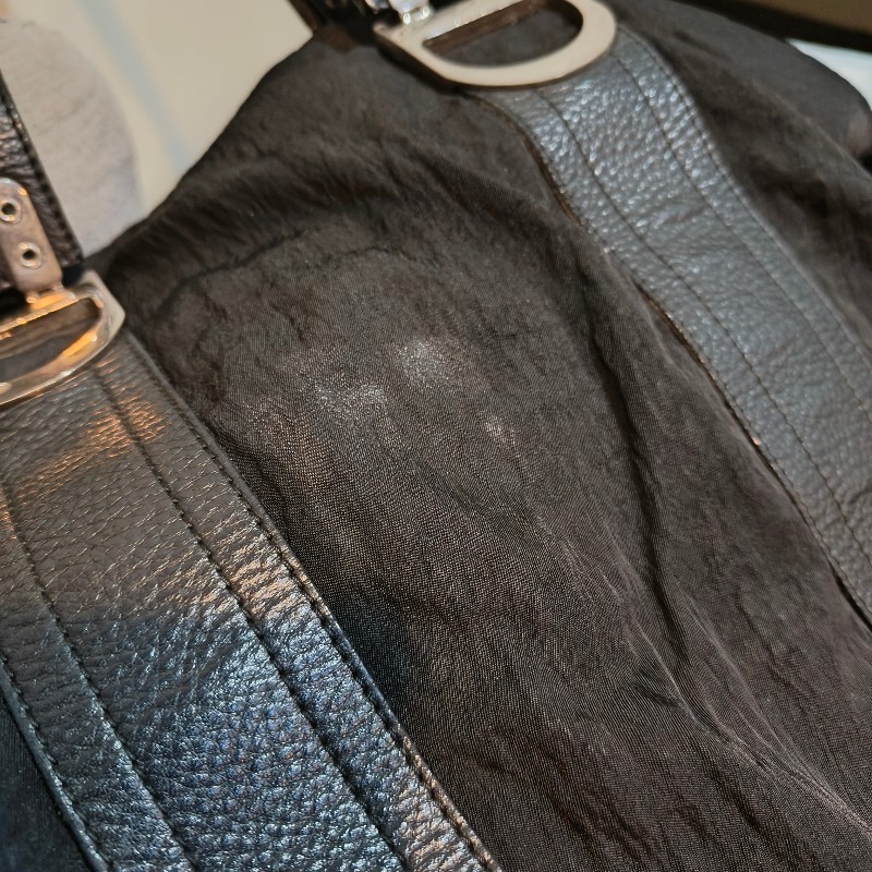 🫅女神購物節狂降（原$8800）‼️只到3/15⏰㊣✨Christian Dior✨迪奧 CD 黑色 金屬 托特包 手拿包 通勤包 媽媽包/二手包/保證正品🌳二手樹屋🌳-19