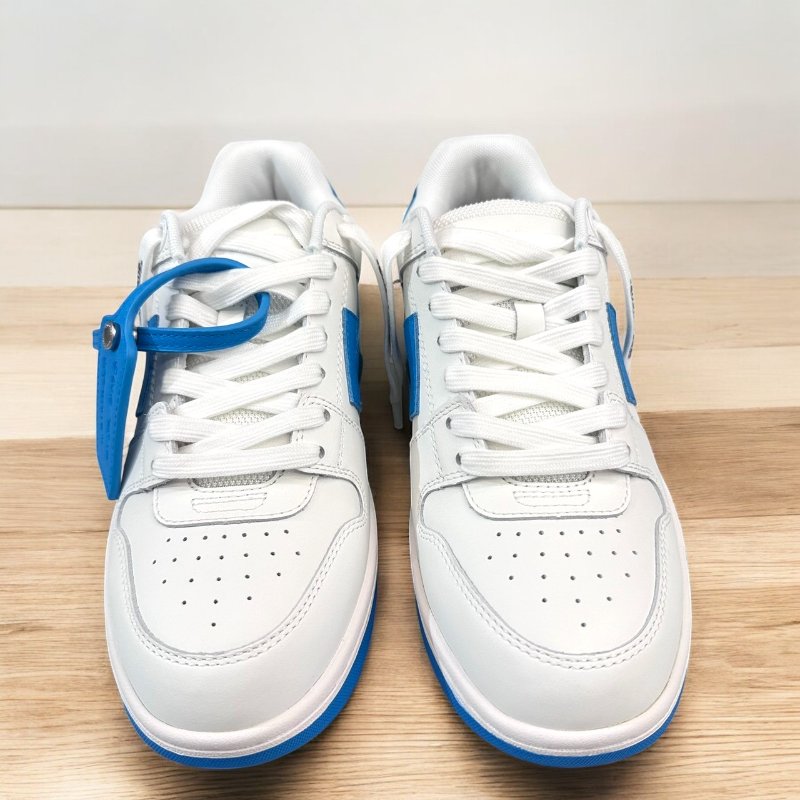 OFF 藍箭頭吊牌白球鞋/37 全新-0