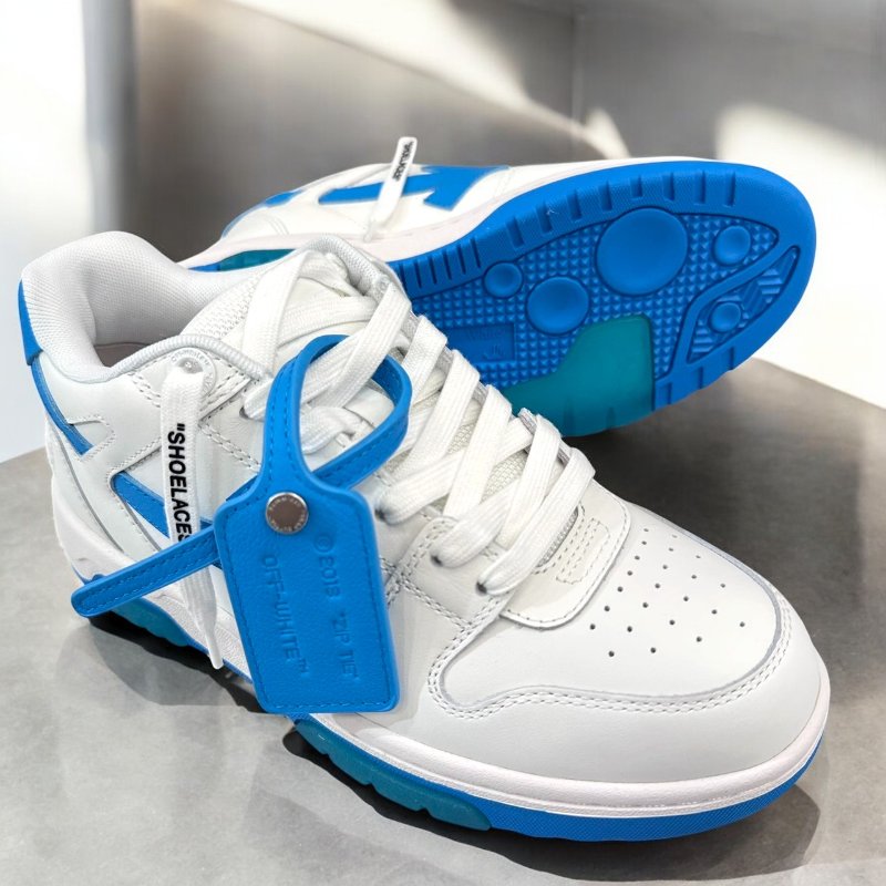 OFF 藍箭頭吊牌白球鞋/37 全新-2