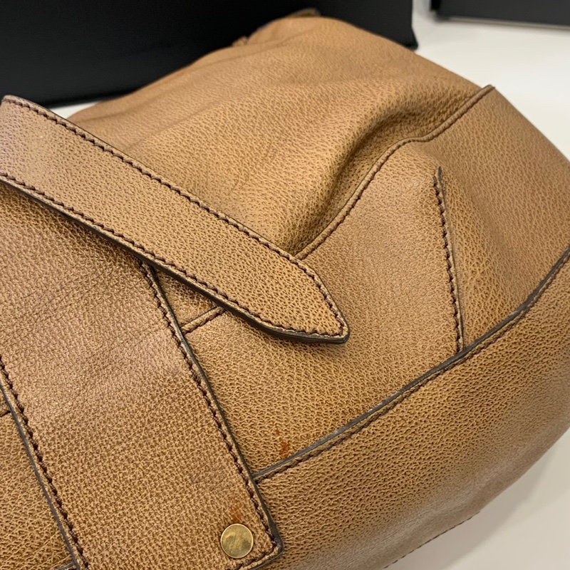 Burberry Brown Leather Shoulder Bag 咖啡 托特包 手提包 肩背包 側背包 公事包-16