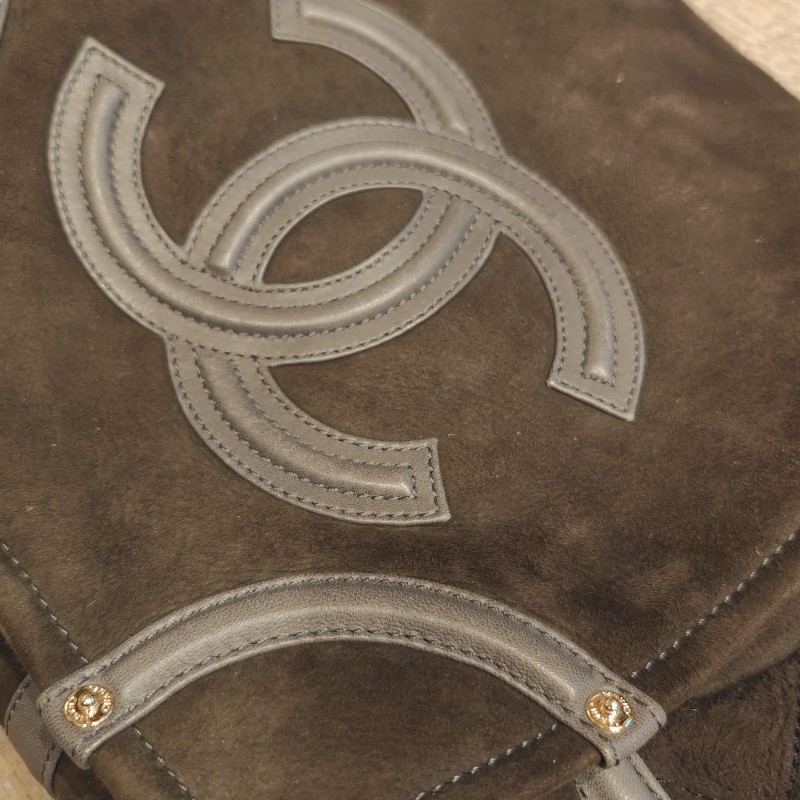 日本帶回絕版中古香奈兒中性男女包包-19