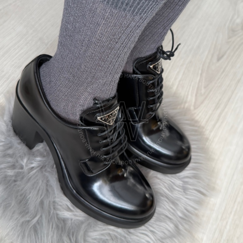 ✨Prada樂福鞋/prada踝靴/prada厚底鞋/prada皮鞋✨無花果精品-4