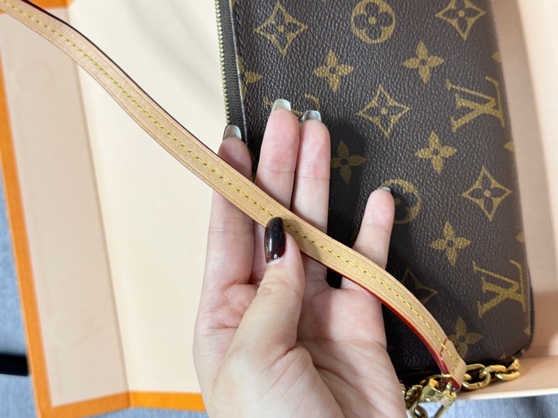 Lv大麻將包新款 可以斜背-3
