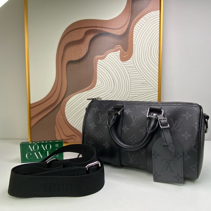 LV 黑武士 老花 Keepall 25 2023年單-0