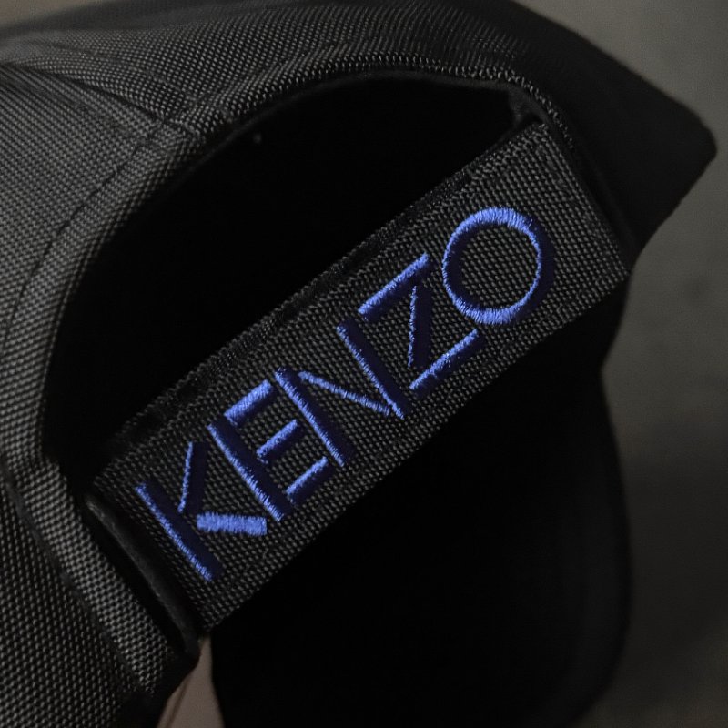 🎀 雙11送禮首選・幸福價開跑 💝【KENZO  高田賢三】藍色刺繡虎頭LOGO 棒球帽/帽子-2